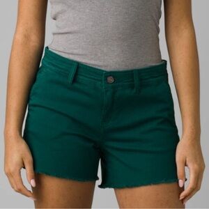 (NWT) Prana Sancho Short (Green) - Size 6